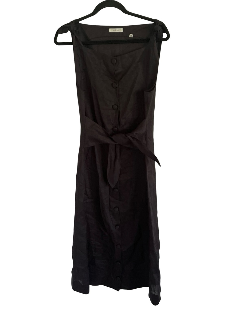 Doen Black Levine Dress DÔEN Medium
